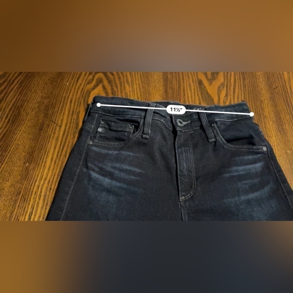 AG Adriano Goldschmied Jeans The Farrah Skinny high rise skinny Women's 24R dark - Picture 7 of 15